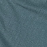 Jovess Teal Plain Cotton Linen Blend Shirt - John Ellies