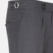 Vittorio Grey Checked Formal Single Pleated Italian Pant - John Ellies