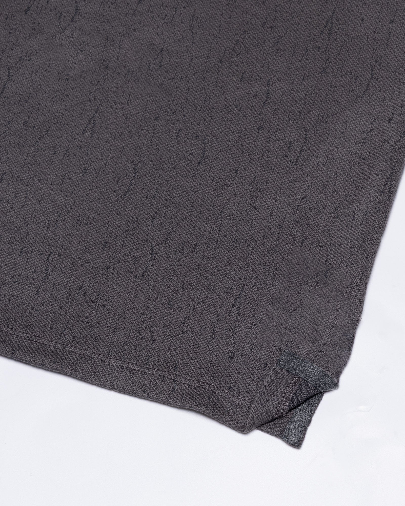 Persien Grey Cotton Textured Polo T-Shirt - John Ellies