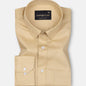 Arista Gold Plain Cotton Shirt - John Ellies