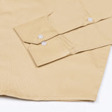 Arista Gold Plain Cotton Shirt - John Ellies