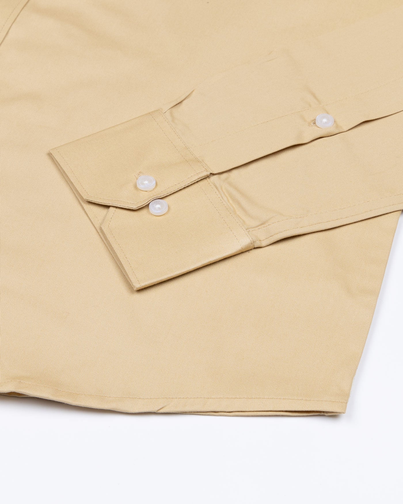 Arista Gold Plain Cotton Shirt - John Ellies