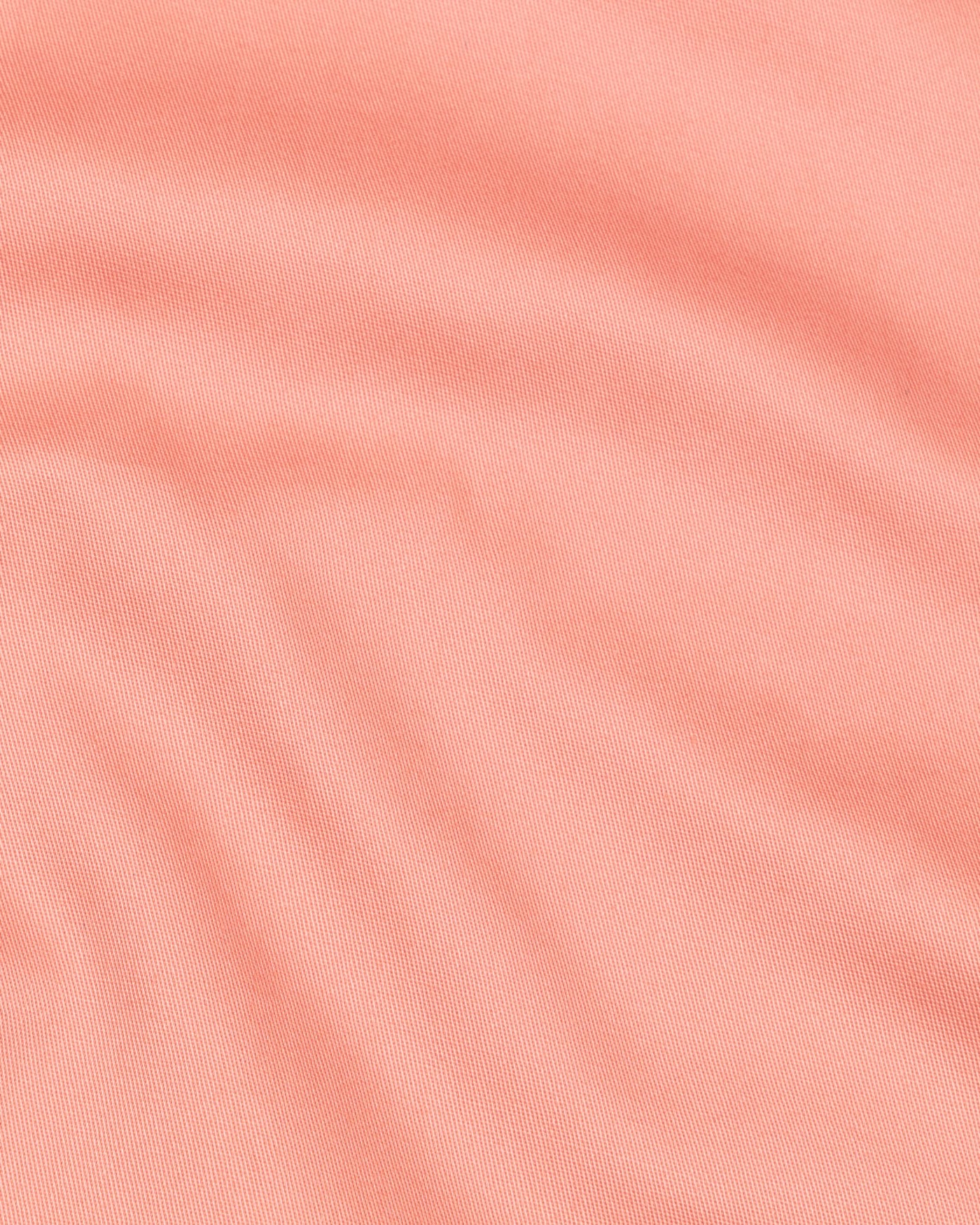 Arista Orange Plain Cotton Shirt - John Ellies