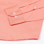 Arista Orange Plain Cotton Shirt - John Ellies