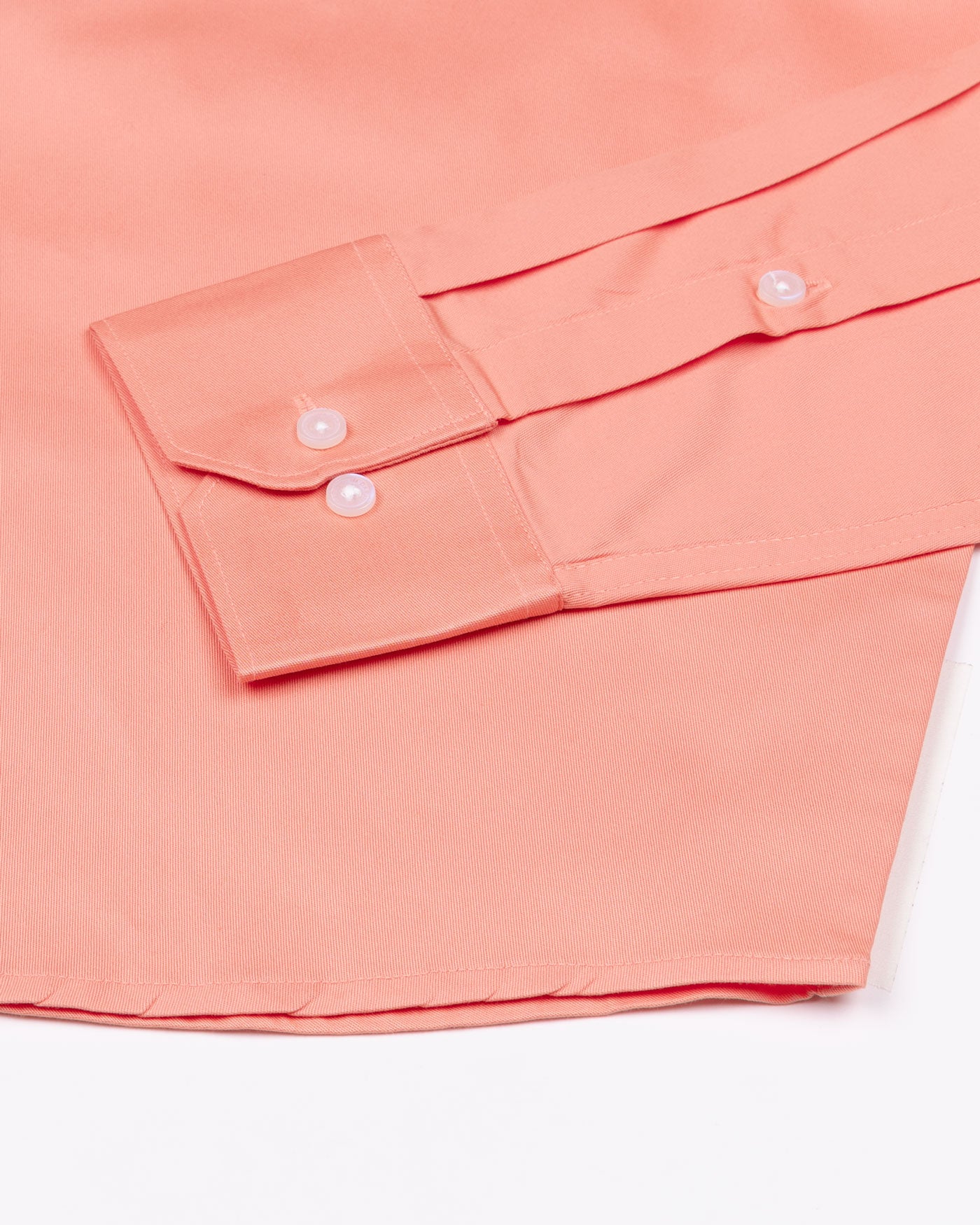 Arista Orange Plain Cotton Shirt - John Ellies
