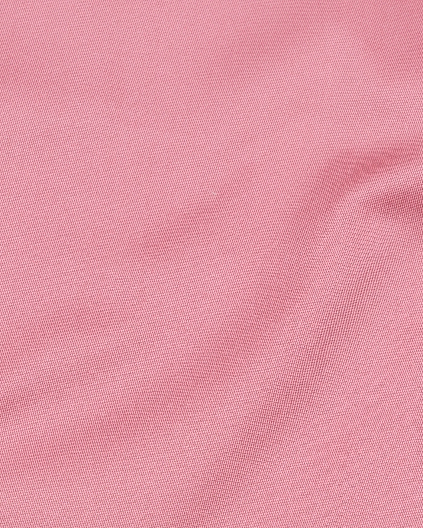 Arista Pink Plain Cotton Shirt - John Ellies