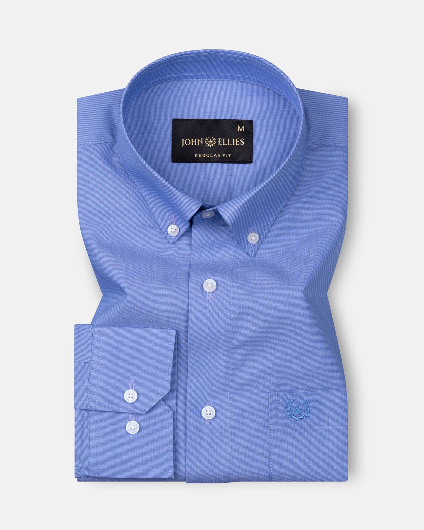 Plexon Blue Premium Cotton Shirt - John Ellies