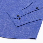 Rovica Royal Blue Premium Linen Button Down Shirt - John Ellies