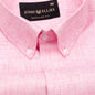 Rovica Pink Premium Linen Button Down Shirt - John Ellies