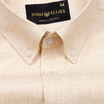 Rovica Cream Premium Linen Button Down Shirt - John Ellies