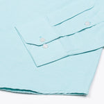 Structon Cyan Textured Cotton Shirt - John Ellies