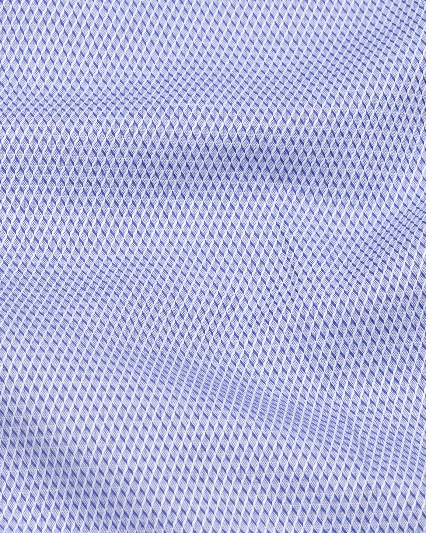 Structon Navy Blue Textured Cotton Shirt - John Ellies