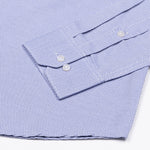 Structon Navy Blue Textured Cotton Shirt - John Ellies