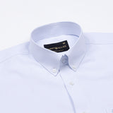 Structon Light SkyBlue Textured Cotton Shirt - John Ellies