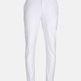 Brant White Formal Cotton Pant - John Ellies