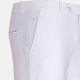 Brant White Formal Cotton Pant - John Ellies