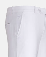 Brant White Formal Cotton Pant