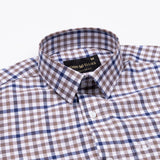 Flubbie Blue Checked Cotton Shirt