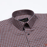 Flubbie Brown Checked Cotton Shirt