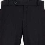 Brant Black Formal Cotton Pant - John Ellies