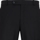 Brant Black Formal Cotton Pant - John Ellies
