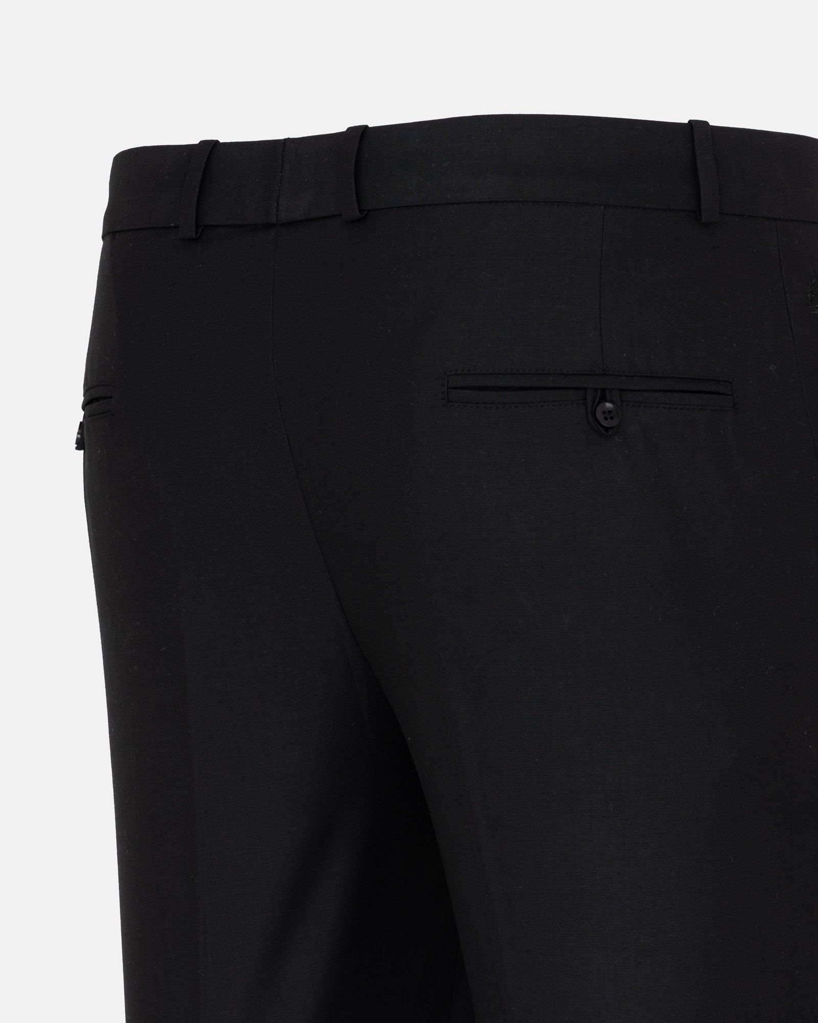 Brant Black Formal Cotton Pant - John Ellies