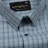 Delphinus Green Checked Premium Cotton Shirt