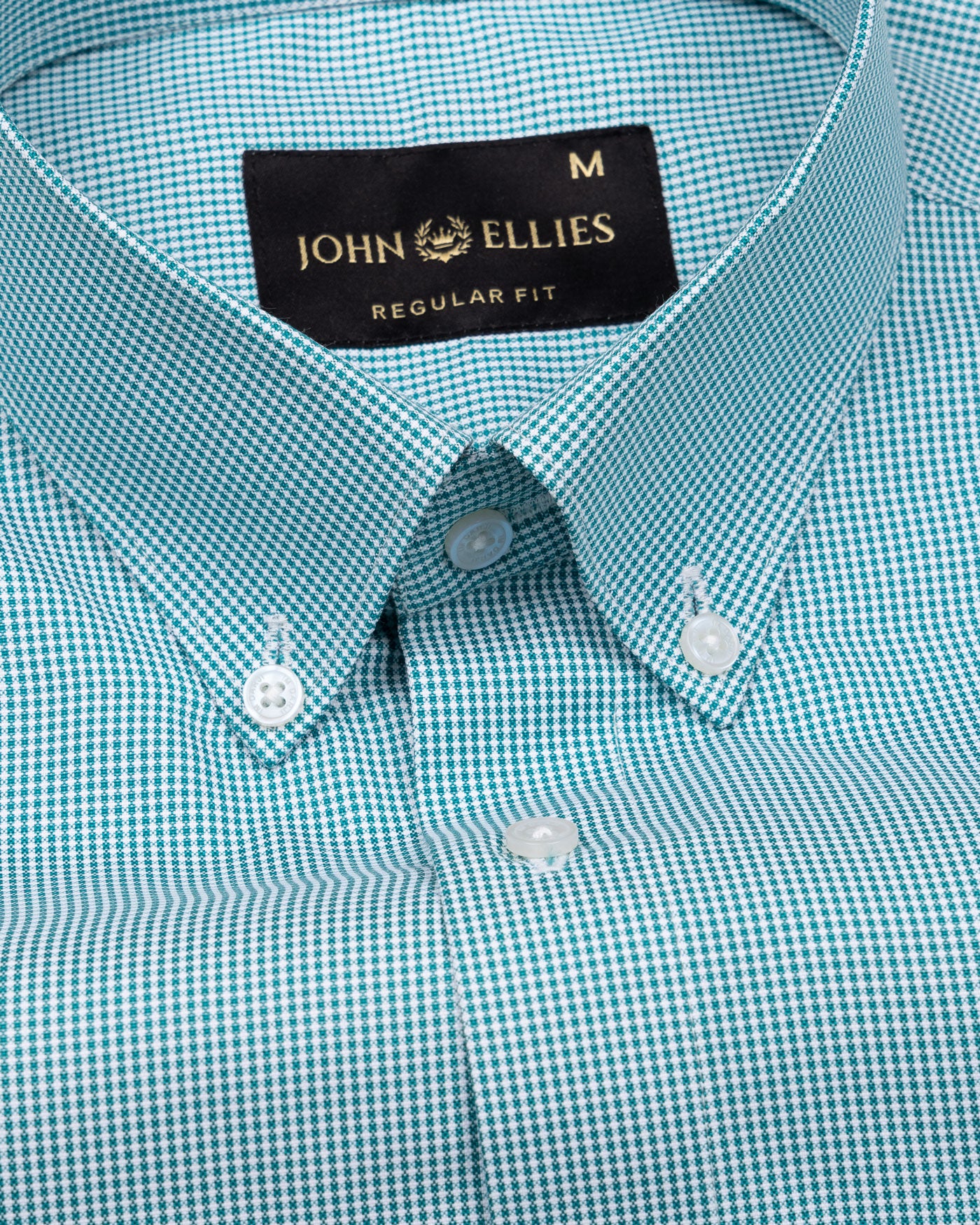 Ralvix Green Checked Button Down Cotton Shirt - John Ellies