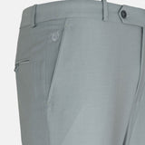 Brant Olive Formal Cotton Pant - John Ellies
