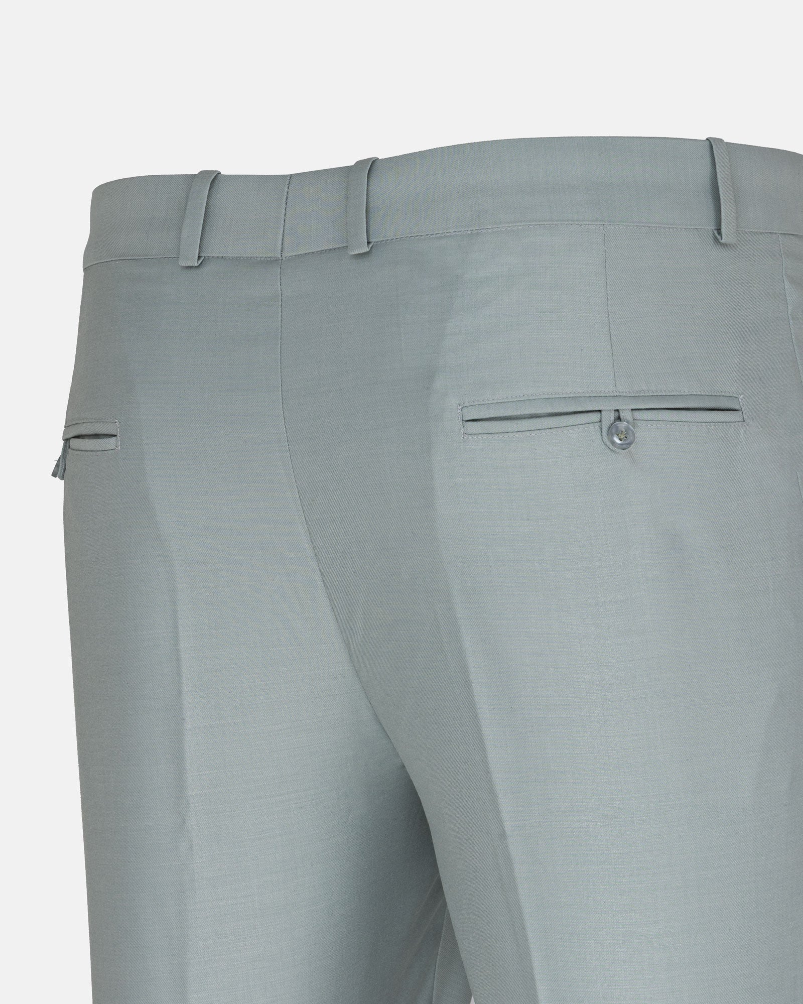Brant Olive Formal Cotton Pant - John Ellies