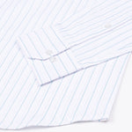 Sarlic Green Stripe Cotton Linen Shirt - John Ellies