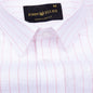 Sarlic Peach Stripe Cotton Linen Shirt - John Ellies