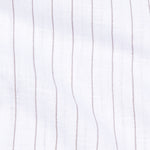 Sarlic Brown Stripe Cotton Linen Shirt - John Ellies