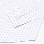 Sarlic Brown Stripe Cotton Linen Shirt - John Ellies