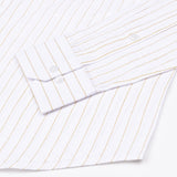 Sarlic Yellow Stripe Cotton Linen Shirt - John Ellies