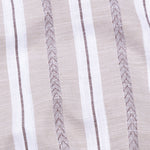 Avalon Brown Stripe Linen Shirt - John Ellies