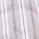 Avalon Brown Stripe Linen Shirt - John Ellies