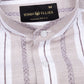 Avalon Brown Stripe Linen Shirt - John Ellies