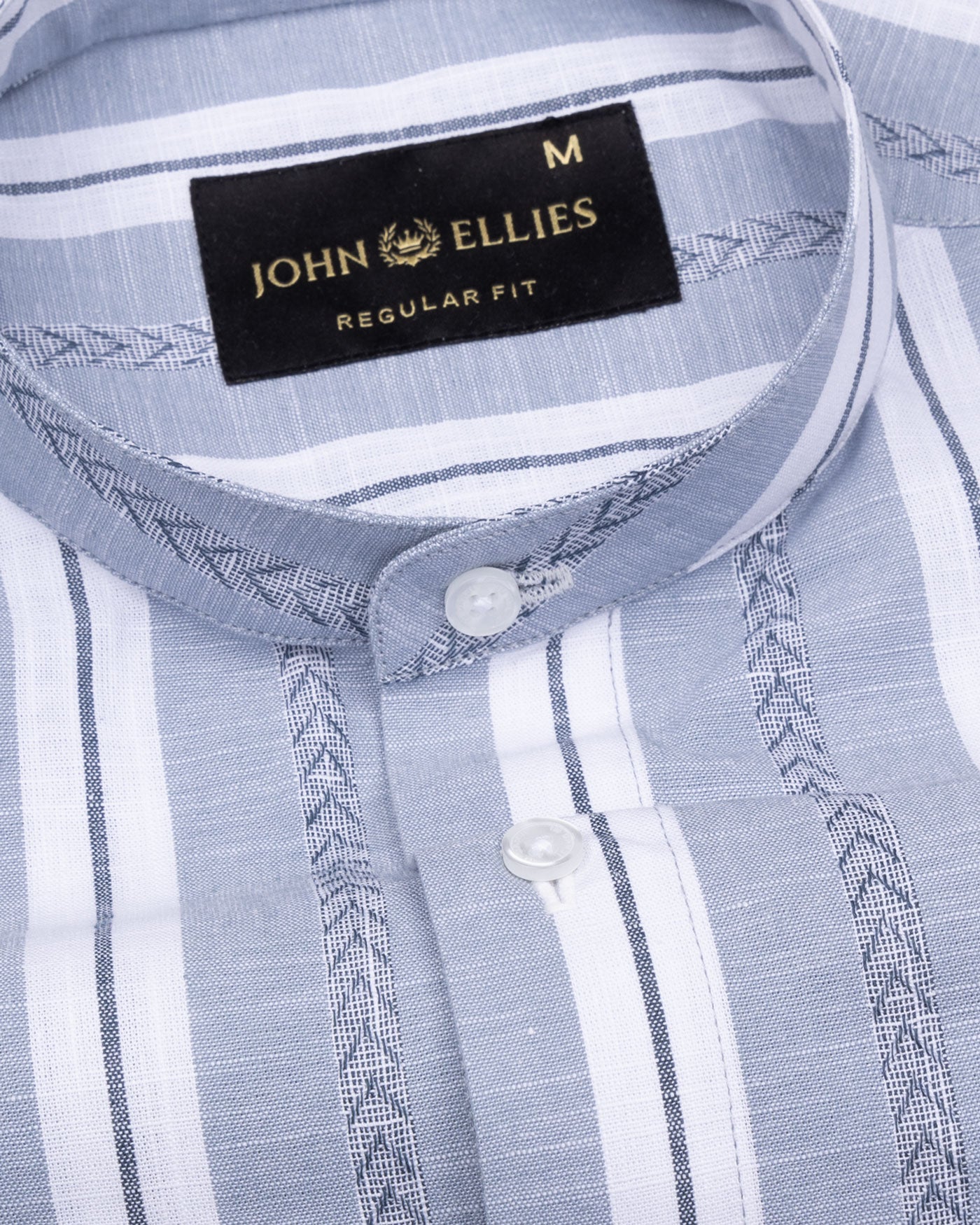 Avalon Blue Stripe Linen Shirt - John Ellies