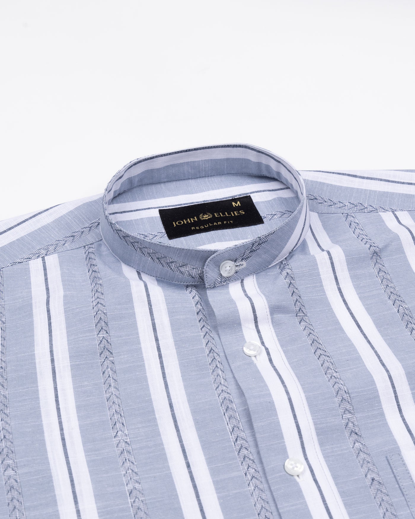 Avalon Blue Stripe Linen Shirt - John Ellies