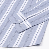 Avalon Blue Stripe Linen Shirt - John Ellies