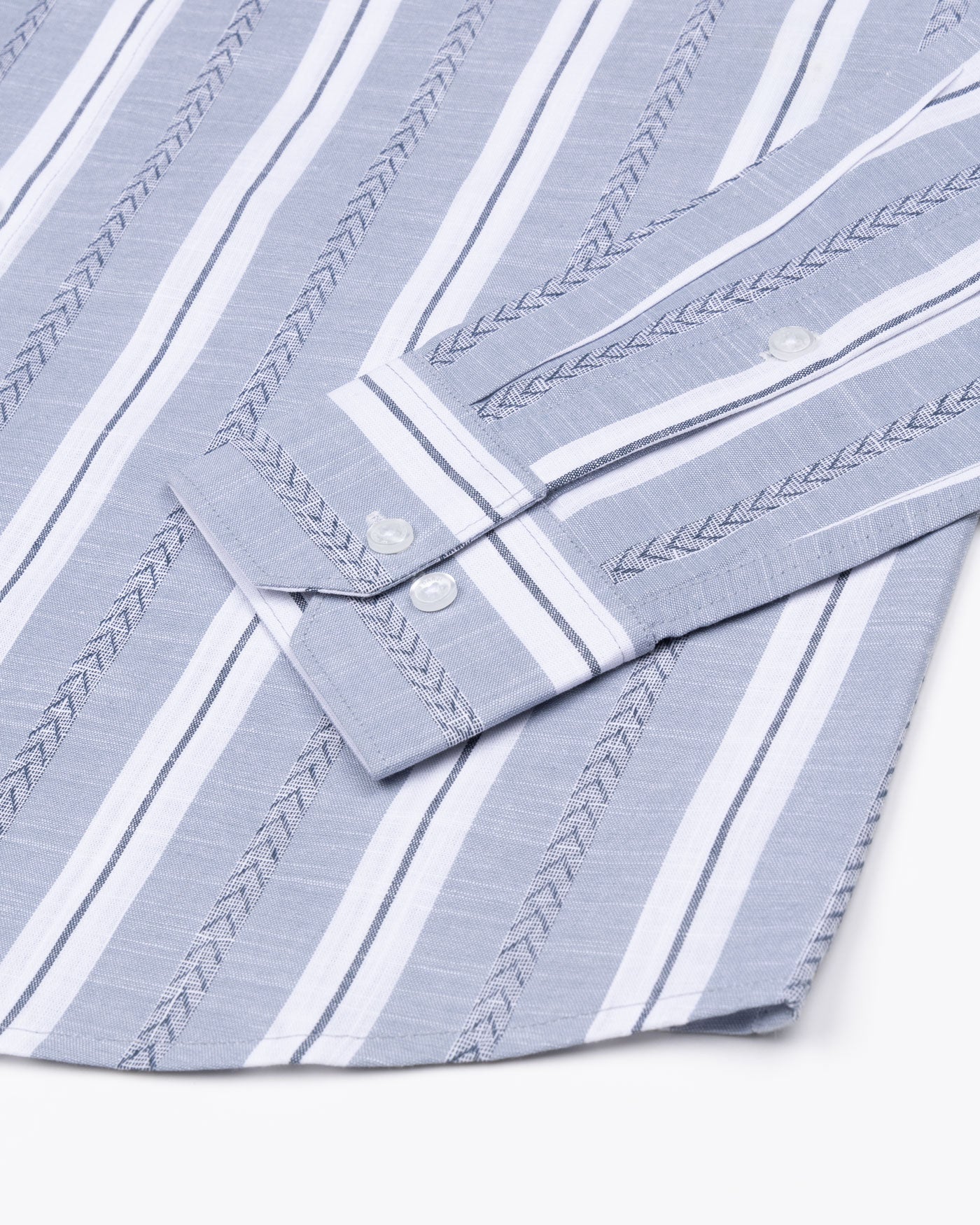 Avalon Blue Stripe Linen Shirt - John Ellies