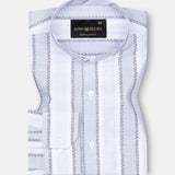 Avalon Green Stripe Linen Shirt - John Ellies