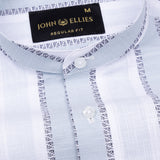 Avalon Green Stripe Linen Shirt - John Ellies