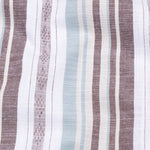 Avalon Multi Brown Stripe Linen Shirt - John Ellies