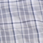 Plaksy Drak Silver Checked Button Down Cotton Shirt - John Ellies