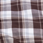 Plaksy Brown Checked Button Down Cotton Shirt - John Ellies