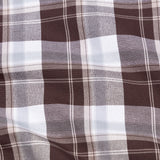 Plaksy Brown Checked Button Down Cotton Shirt - John Ellies