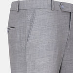 Brant Silver Formal Cotton Pant - John Ellies