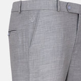 Brant Silver Formal Cotton Pant - John Ellies